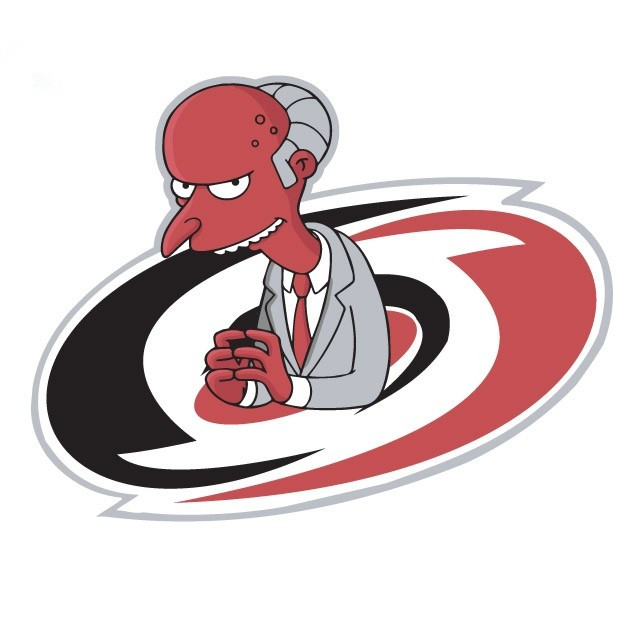 Carolina Hurricanes Simpsons DIY iron on transfer (heat transfer)